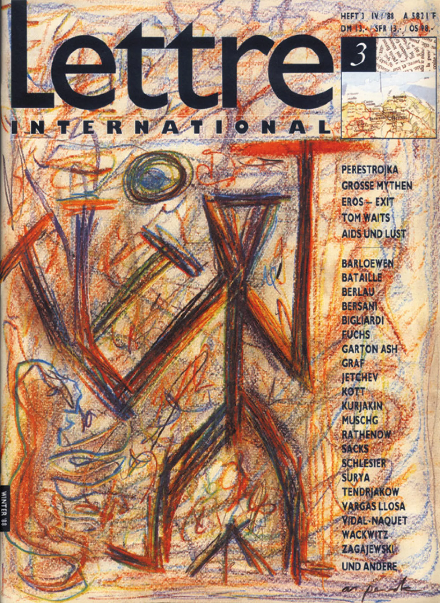 Cover Lettre International 3, A.R. Penck