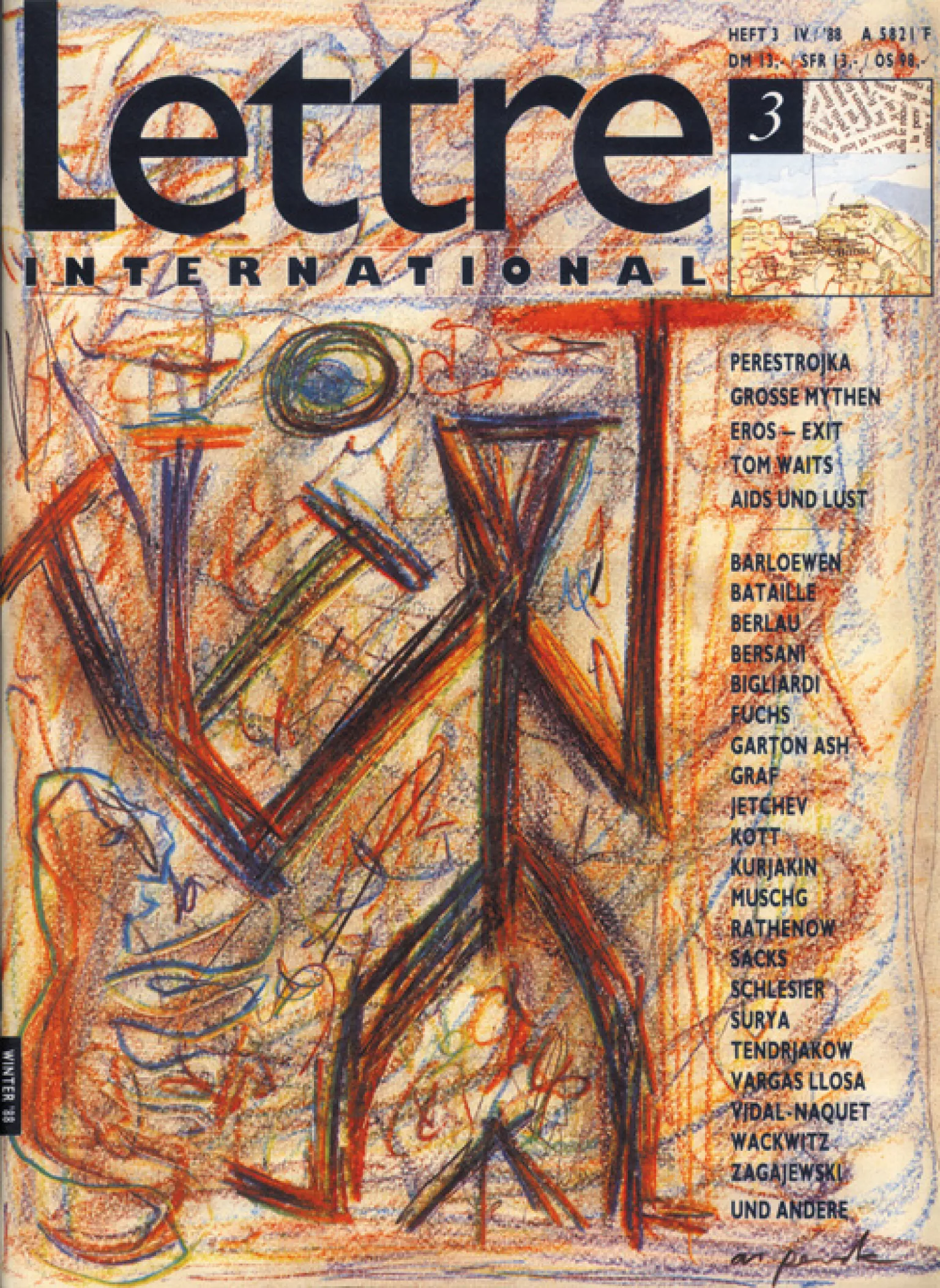 Cover Lettre International 3, A.R. Penck Cover Lettre International 3, A.R. Penck