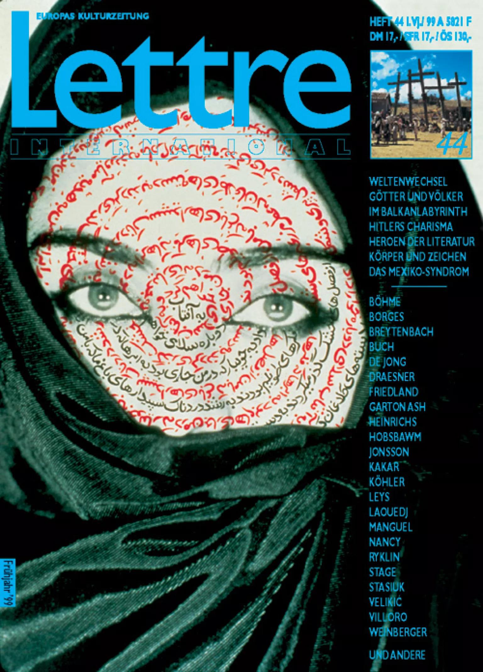 Cover Lettre International 44, Shirin Neshat Cover Lettre International 44, Shirin Neshat