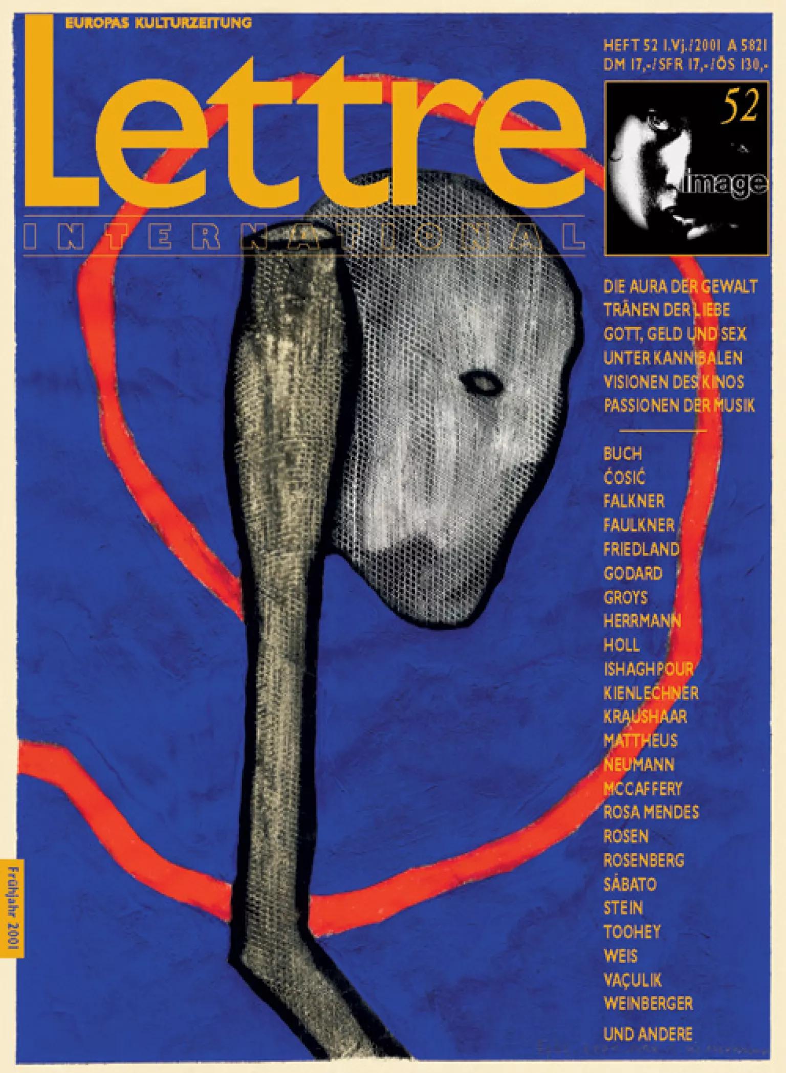 Cover Lettre International 52, Max Neumann Cover Lettre International 52, Max Neumann