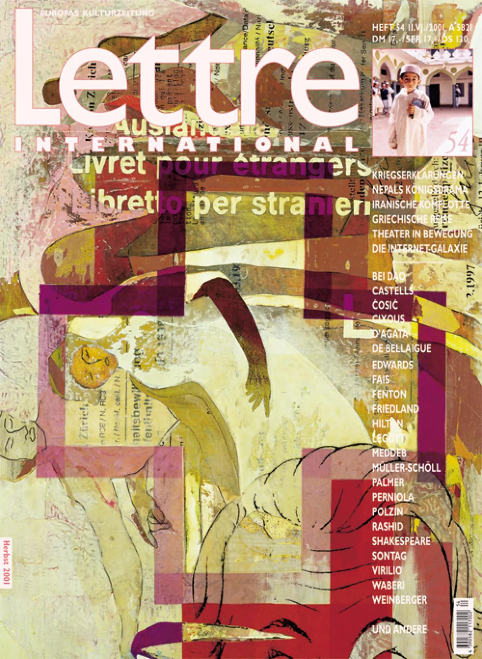 Cover Lettre International 54, Alexander Polzin