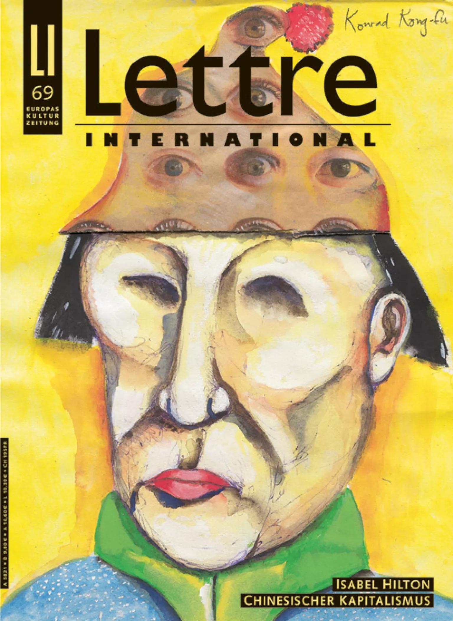 Cover Lettre International 69, Breyten Breytenbach