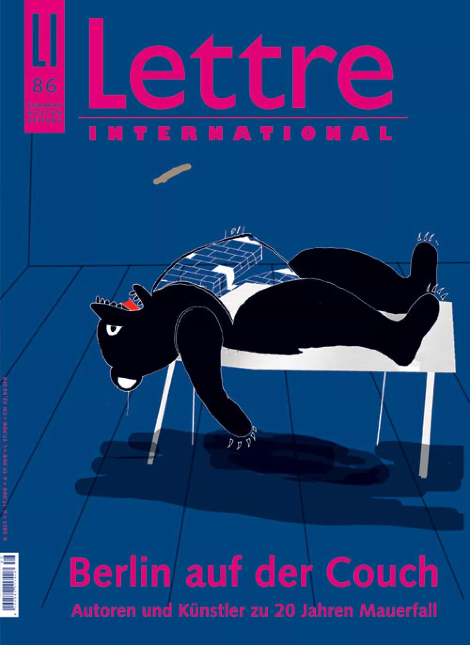 Cover Lettre International 86, Ewa Einhorn