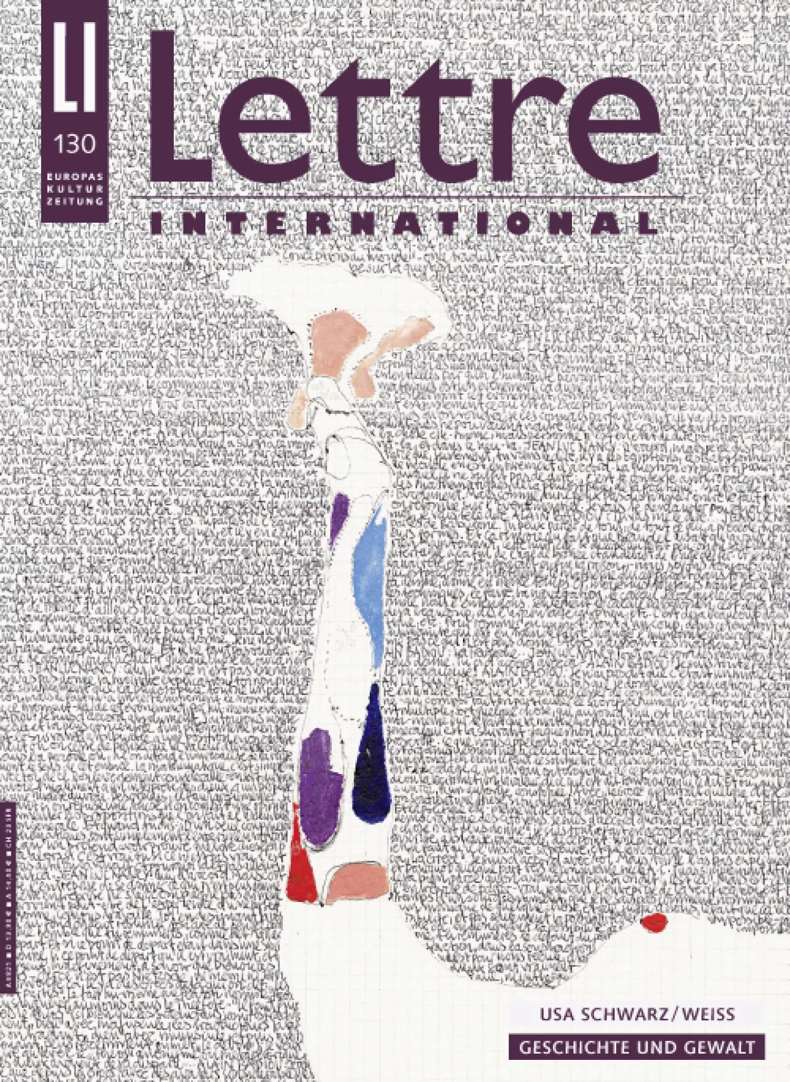 Cover Lettre International 130, Mark Lammert