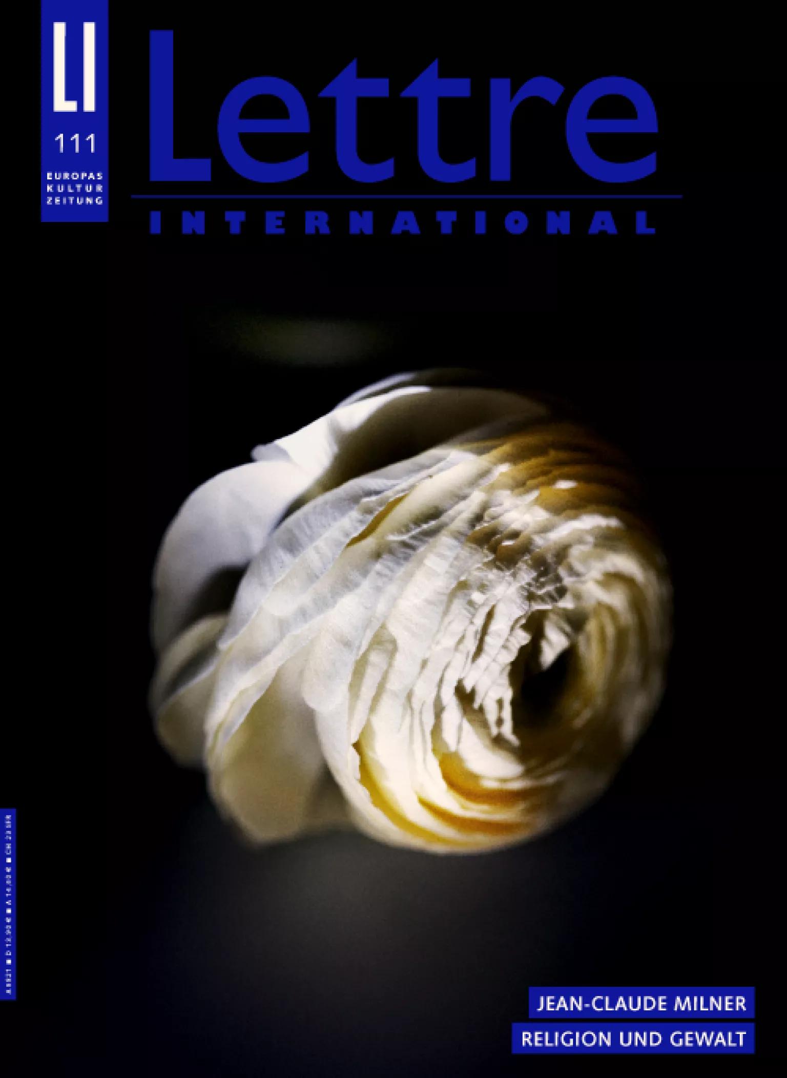Cover Lettre International, Paolo Pellegrin