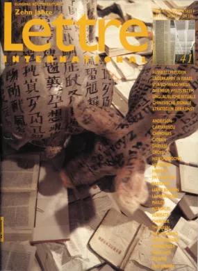 Cover Lettre International 41, Xu Bing Cover Lettre International 41, Xu Bing