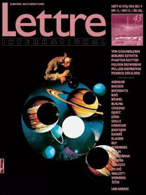 Cover Lettre International 43, Giulio Paolini
