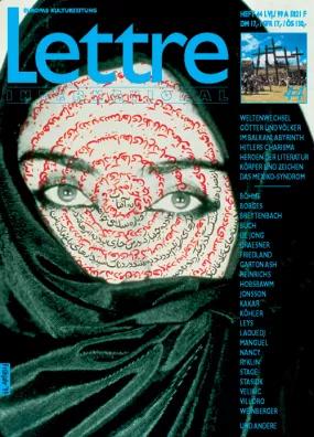 Cover Lettre International 44, Shirin Neshat