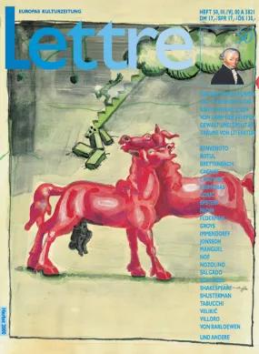 Cover Lettre International 50, Jörg Immendorff Cover Lettre International 50, Jörg Immendorff