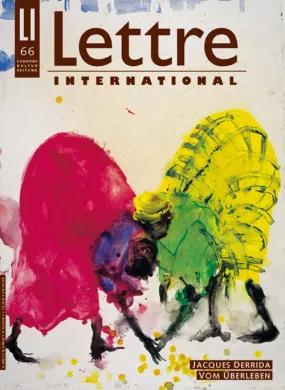 Cover Lettre International 66, Miquel Barceló Cover Lettre International 66, Miquel Barceló