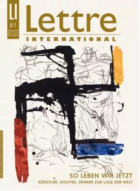 Cover Lettre International 81, Georg Baselitz