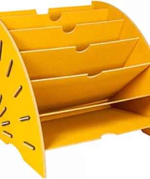 Werkhaus Papiersammler gelb