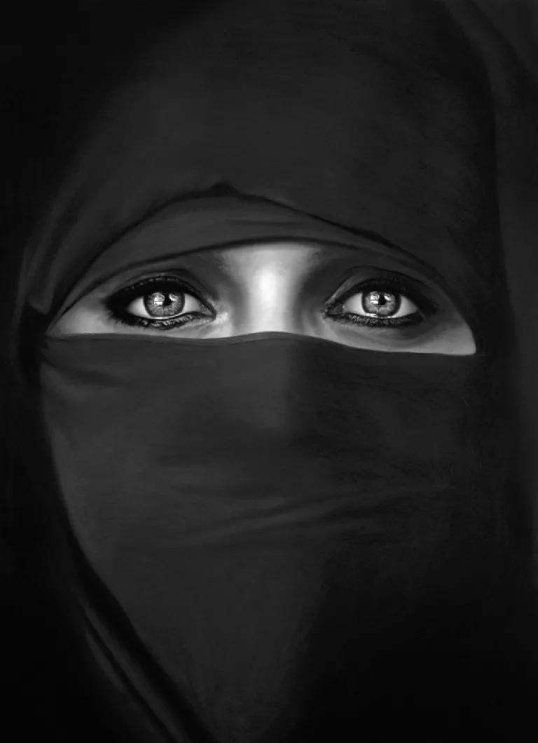 Robert Longo - Barbara in a Burka (2011) Robert Longo - Barbara in a Burka (2011)